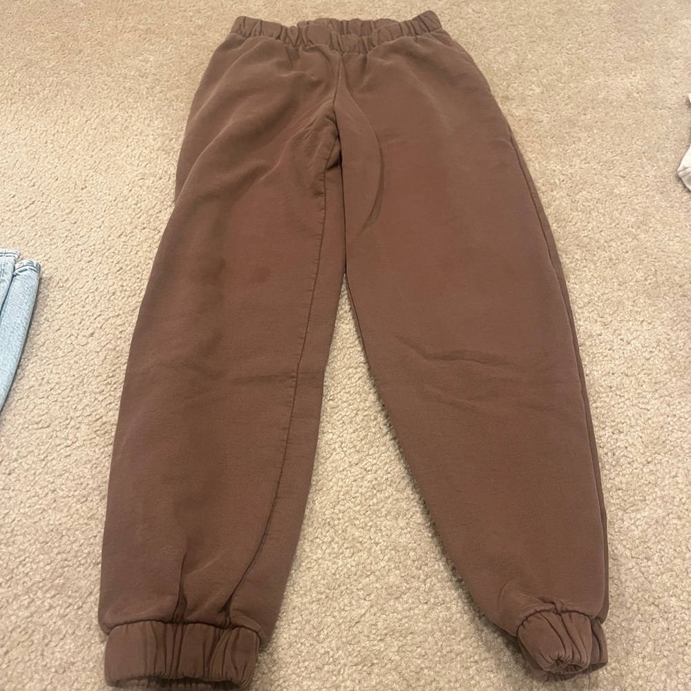 John Galt Brown Sweatpants